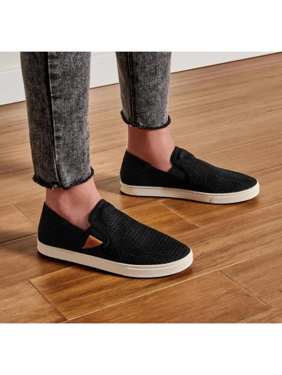 OluKai Shoes - Olukai Pehuea Black Mesh Slip On Sneakers Shoes Womens Size 8 20271-4040 Casual